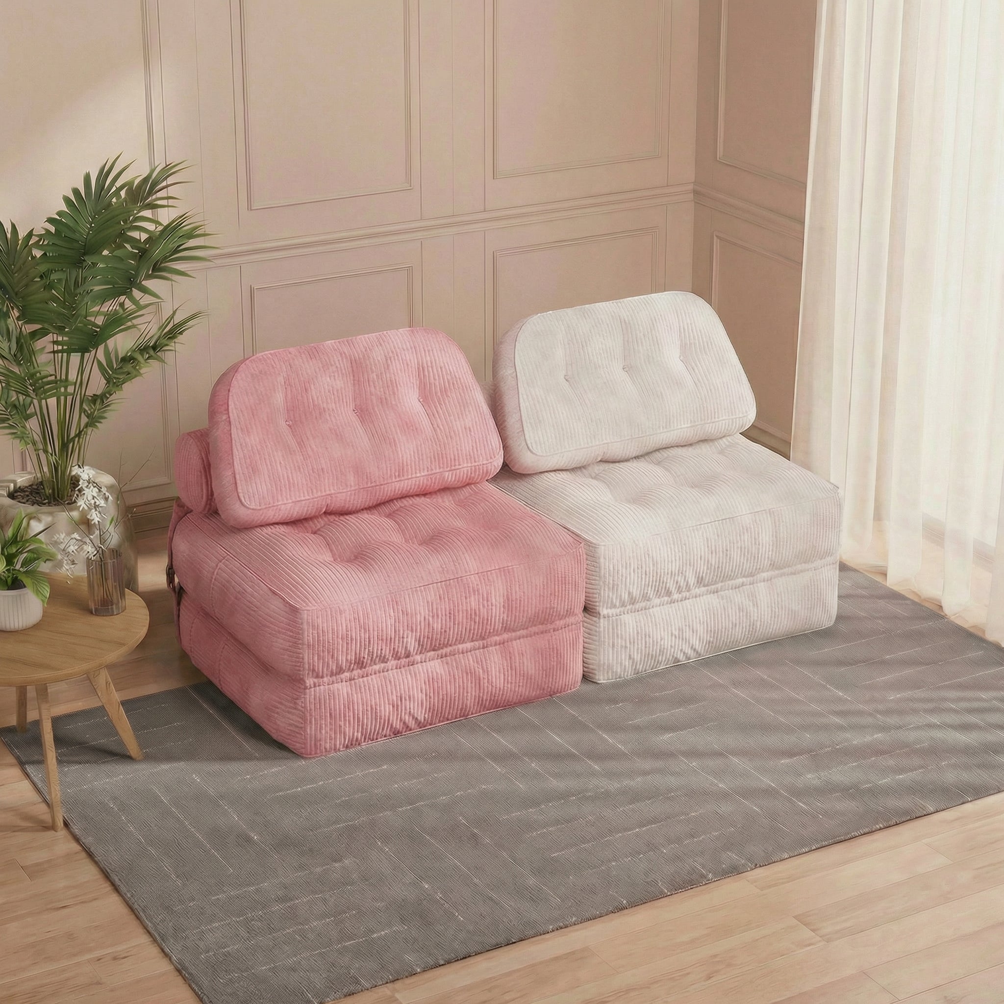 Wunder Puffer Étreinte Series 2 Seater Sofa Bed with High-Back